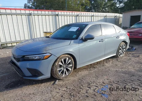 2023 Honda Civic Ex /Ex W/O Bsi из США, поврежденный, VIN 2HGFE1F75PH321982